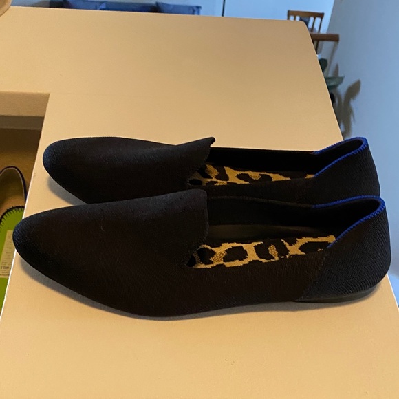 Rothy's Black and Blue Loafers - Picture 3 of 6